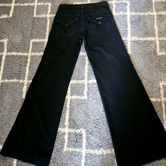 Hudson denim trousers, wide-leg flare, 29W, dark navy, near new condition - Picture 3 of 8